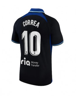 Atletico Madrid Angel Correa #10 Auswärtstrikot 2022-23 Kurzarm